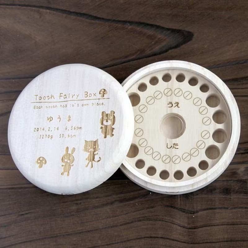 森の動物　乳歯ケース　Tooth box オリジナル　乳歯入れ　歯の入れ物　子どもの歯入れ　出産祝い　七五三　プレゼント　ギフト