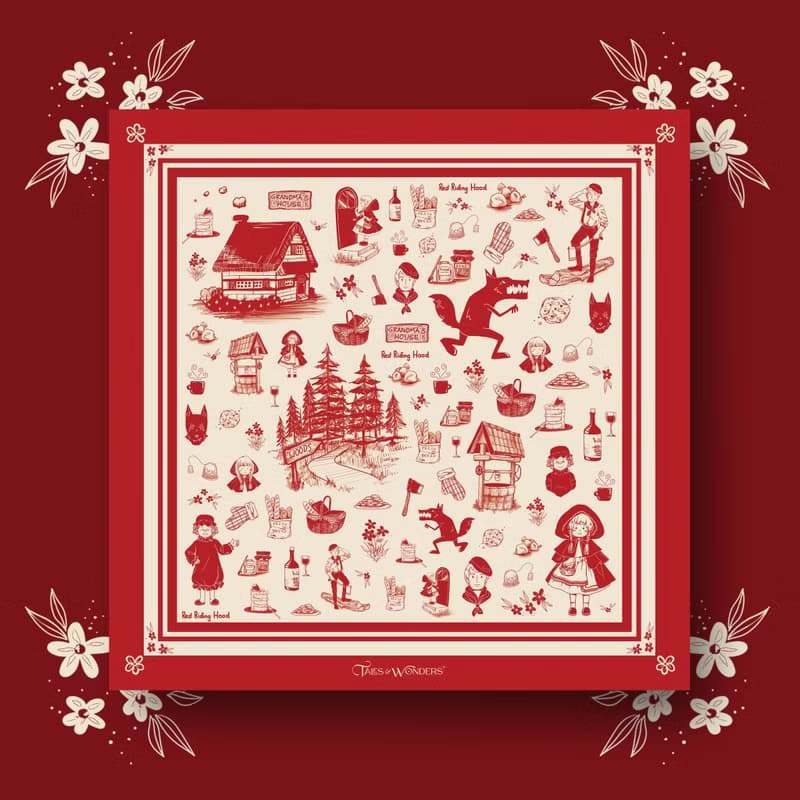 Little Red Riding Hood Mini Scarf