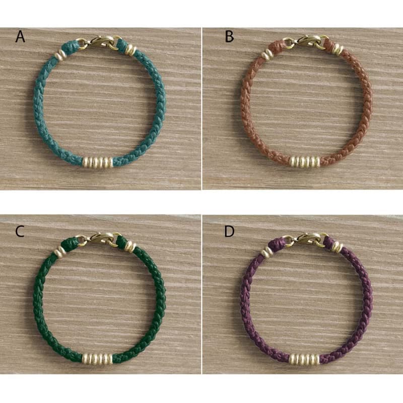 | 休憩日 | 訂製 x 黃銅 x 蠟線 x 手環 x 手鍊 x 好做作