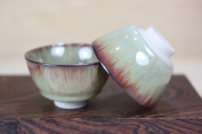 【母親節禮物】50ml 沙瀑 天目對杯 中式小茶杯 名家葉敏祥作品