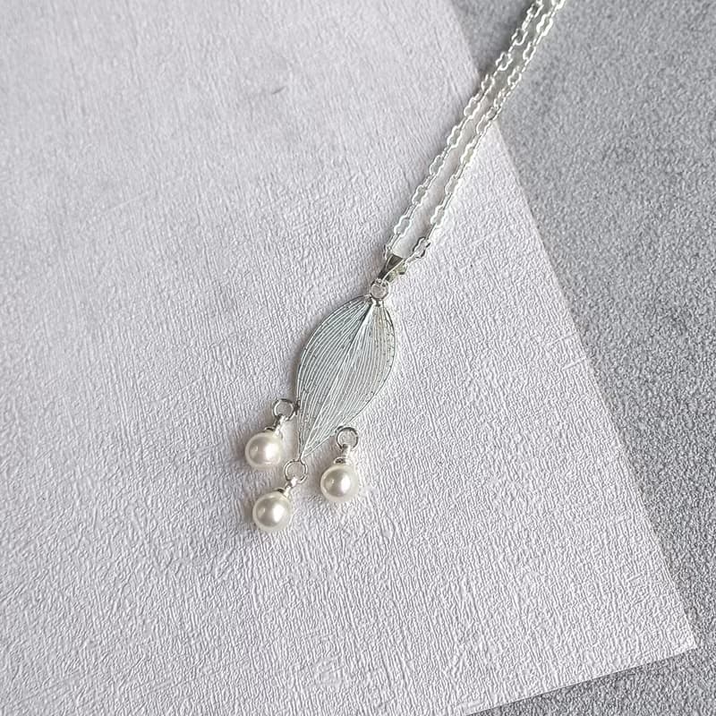 【純葉脈製作】珍富貴項鍊