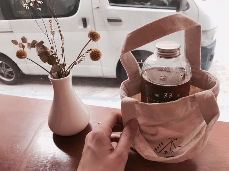 圓底手提收納袋/手搖杯/環保飲料提袋