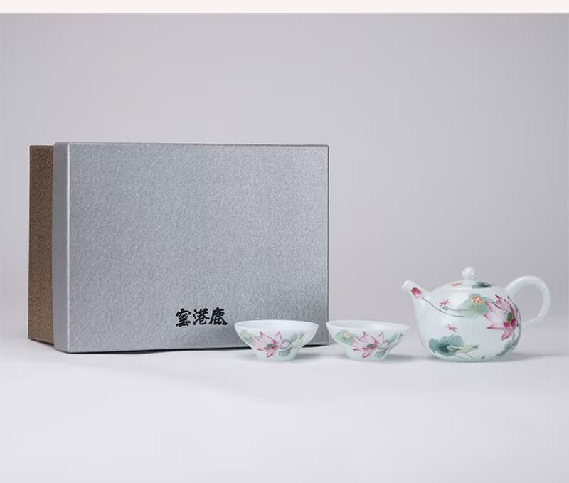 清風荷韵 茶具組 │1壺2杯│畢業禮物