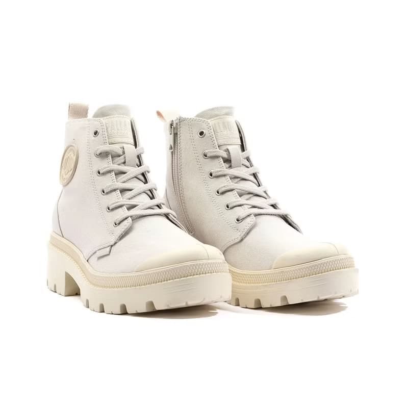 PALLADIUM PALLABASE TWILL經典拉鍊帆布美腿靴96907