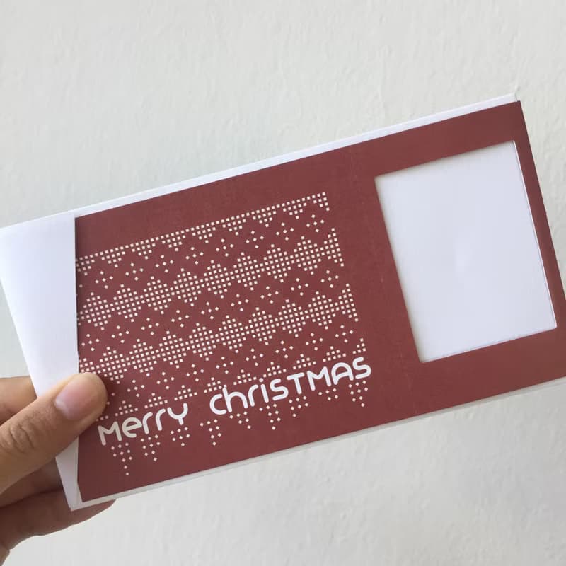 Pin Cards - Knitting 聖誕卡 / 專為拍立得設計的禮物卡