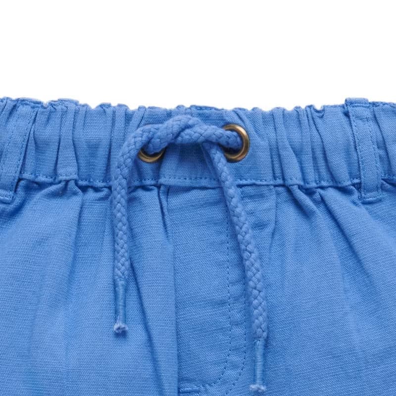 澳洲Purebaby有機棉男童/女童裝短褲12M-4T 藍色