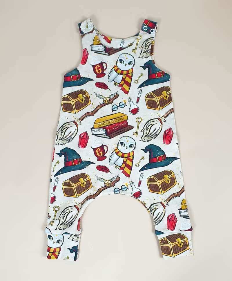 Magic Wizard baby romper, baby boy romper, baby girl romper, baby overalls