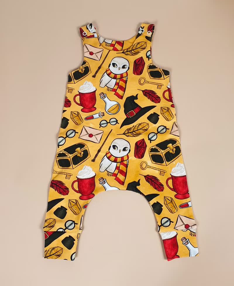Magic Wizard baby romper, baby boy romper, baby girl romper, baby overalls