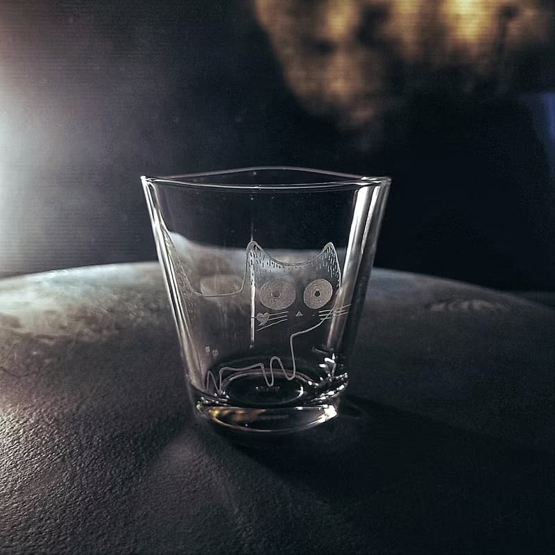 【可疊收納三角杯】客定手雕 飲品/調酒 雕圖/免費刻字