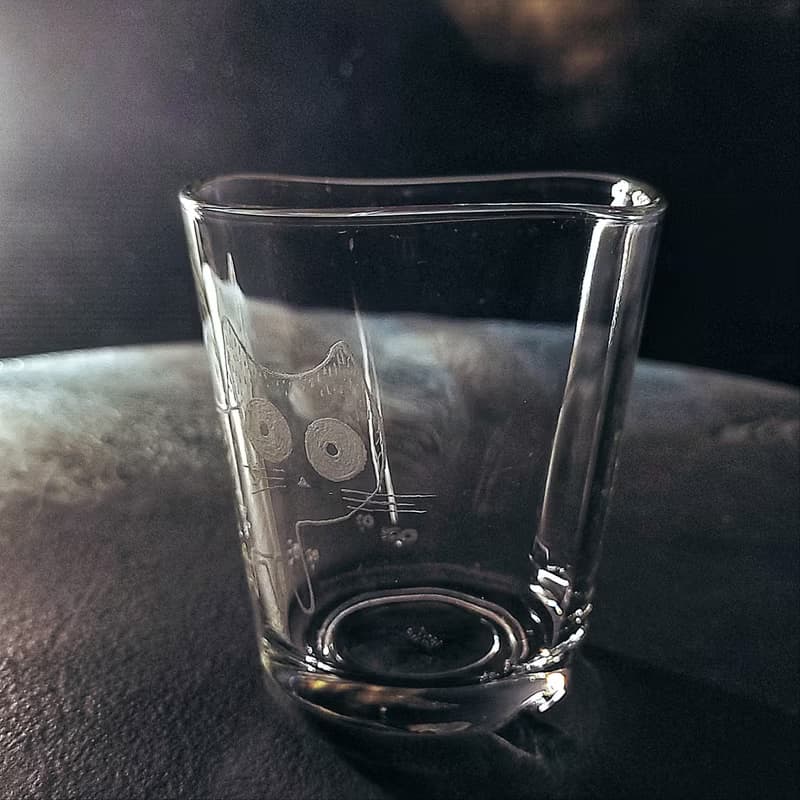 【可疊收納三角杯】客定手雕 飲品/調酒 雕圖/免費刻字
