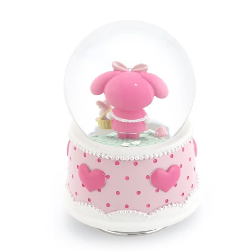 My Melody 小紅帽 水晶球音樂盒 生日 情人節 聖誕交換禮物 療癒