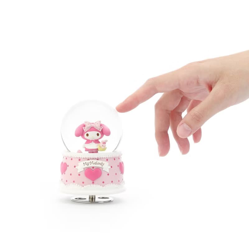 My Melody 小紅帽 水晶球音樂盒 生日 情人節 聖誕交換禮物 療癒