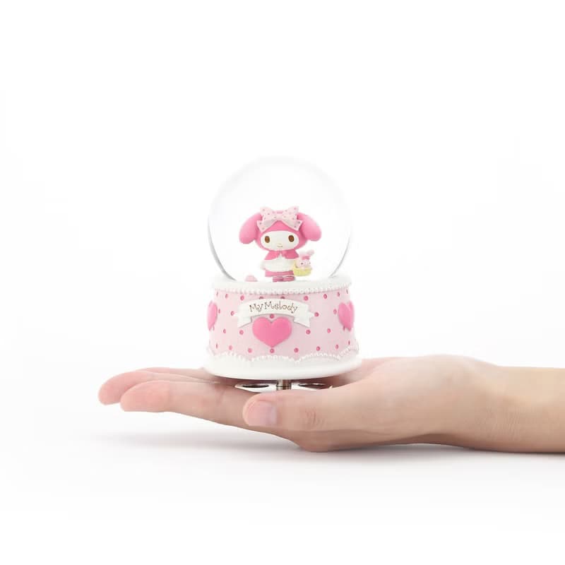 My Melody 小紅帽 水晶球音樂盒 生日 情人節 聖誕交換禮物 療癒