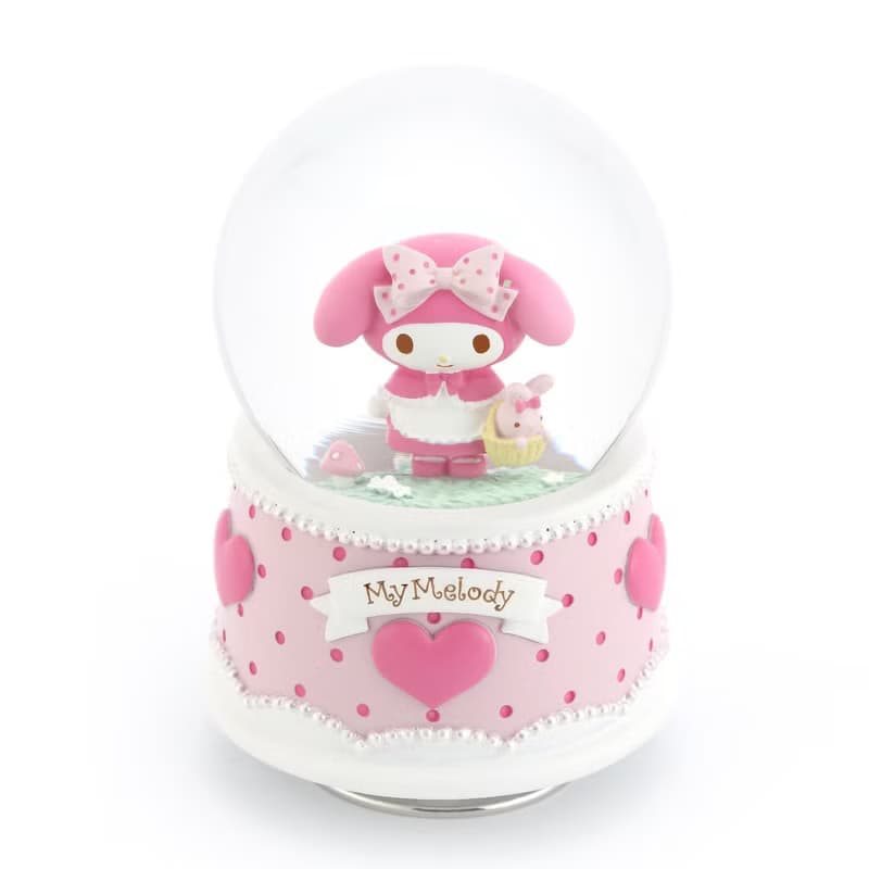My Melody 小紅帽 水晶球音樂盒 生日 情人節 聖誕交換禮物 療癒