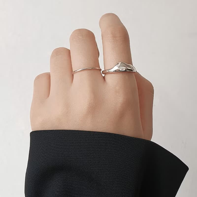 (925 Sterling Silver) Boa Constrictor Eating an Elephant Ring
