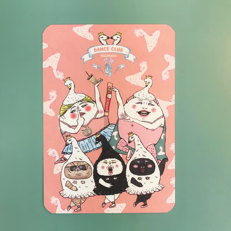 蛋蛋的舞蹈教室 明信片