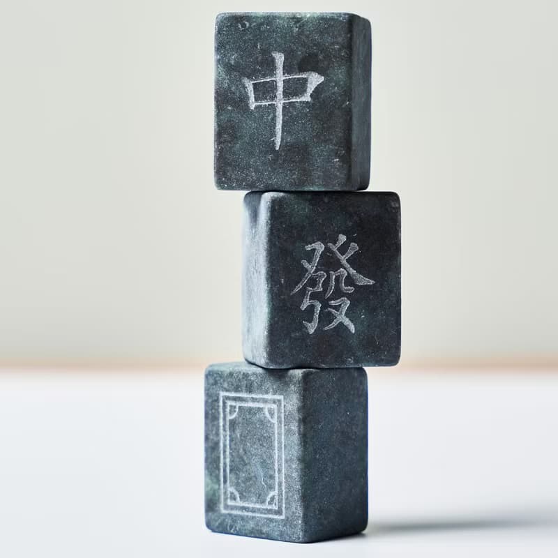 OTOP得獎作品 | 麻將醇酒玉(大三元)快速醒酒(可重複使用) 附酒夾