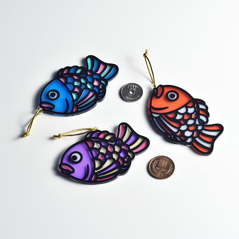 鯛魚燒 掛飾 / 匙扣  l 龍年 福貼 揮春 春聯 招財 招財貓