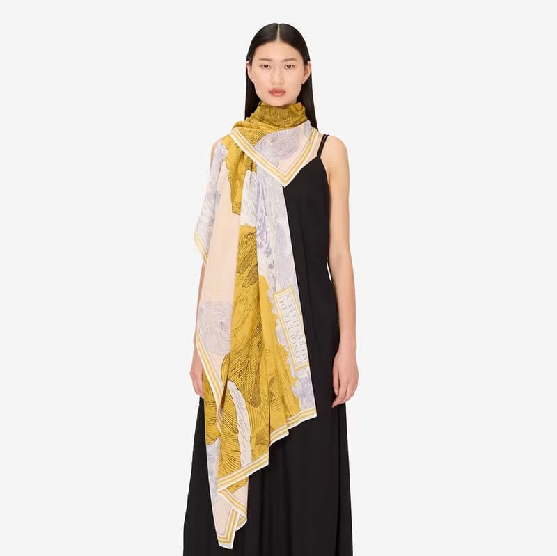 【INOUI EDITIONS】BALTHAZAR 純棉圍巾 / YELLOW