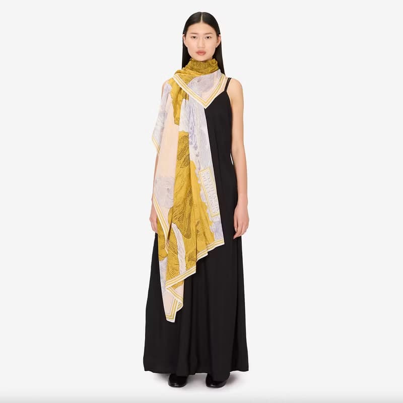 【INOUI EDITIONS】BALTHAZAR 純棉圍巾 / YELLOW