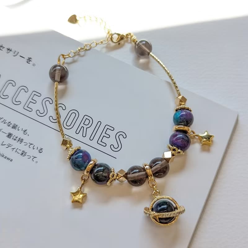 1KM追尋恆星•天然石設計手鍊-2色