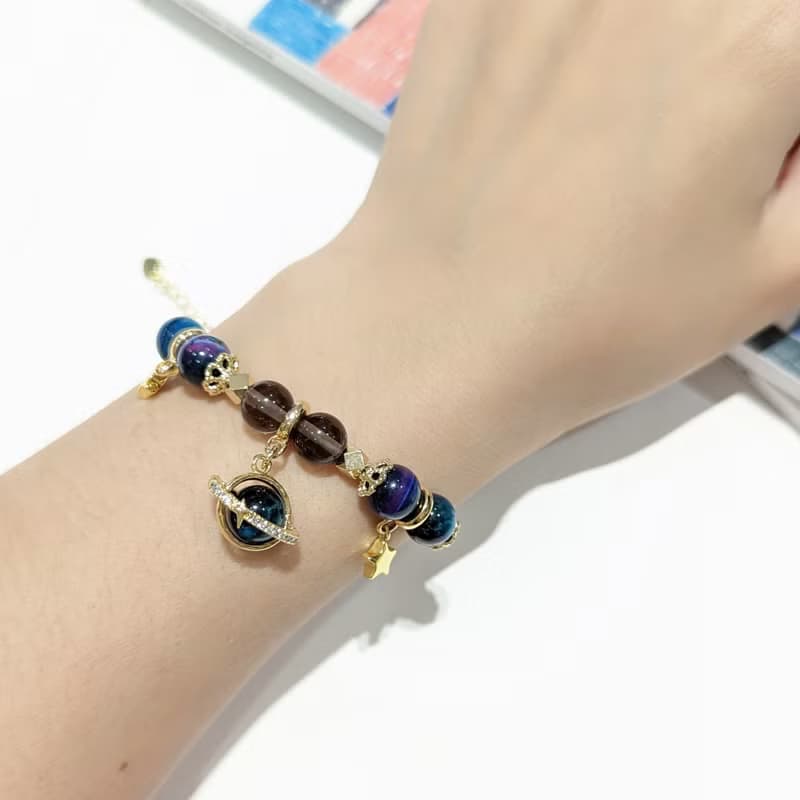 1KM追尋恆星•天然石設計手鍊-2色