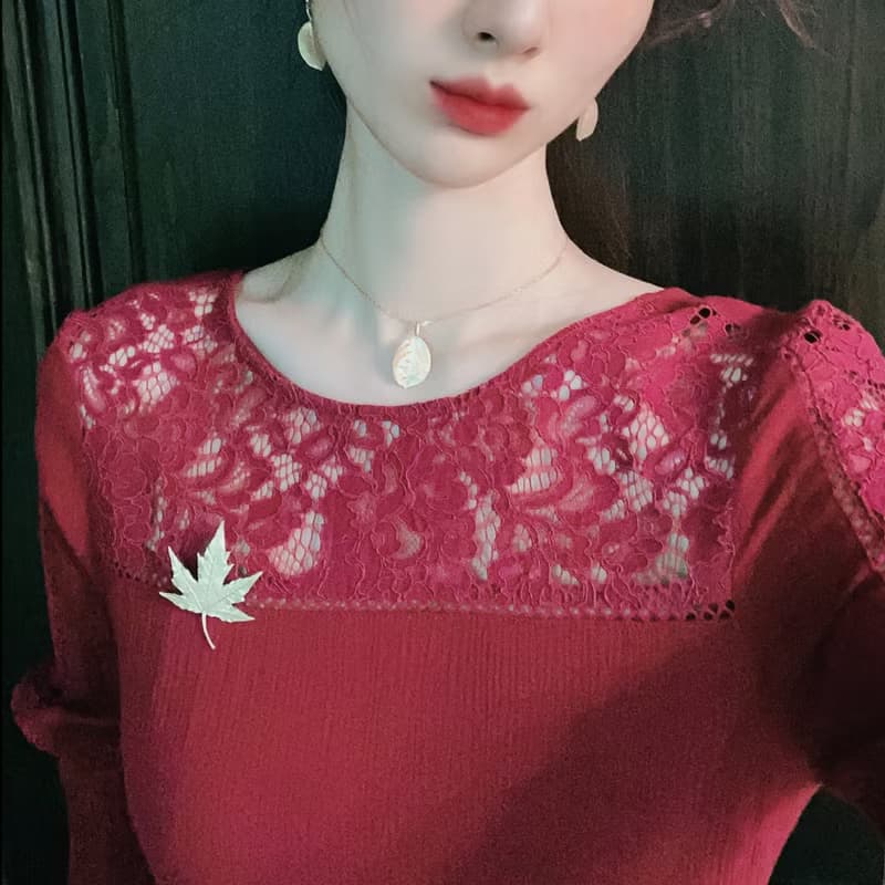 小物wulet 楓葉胸針 別針女孩小清新ins風防走光胸花配飾可愛日系
