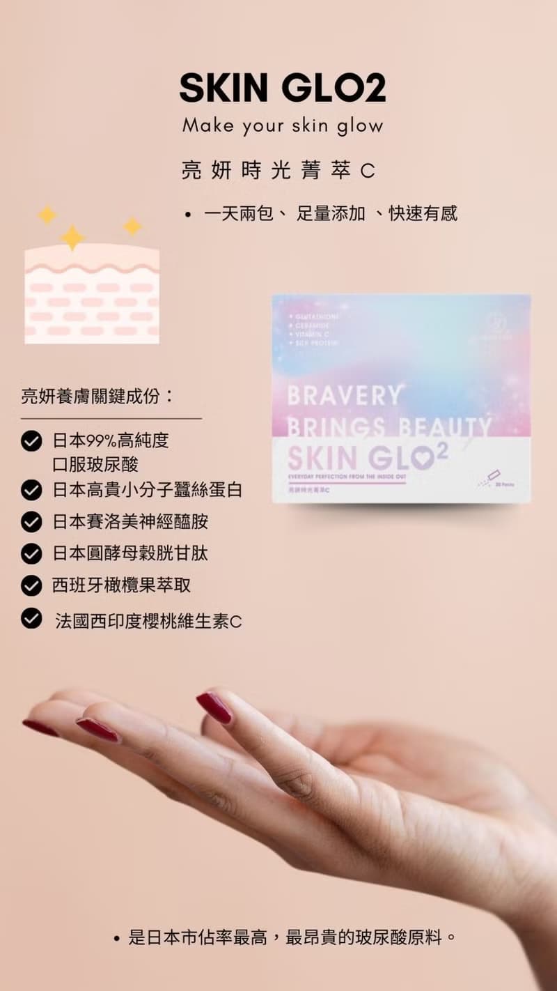【Diva迪娃】SKIN GLO2 亮妍時光菁萃C 口服保健品