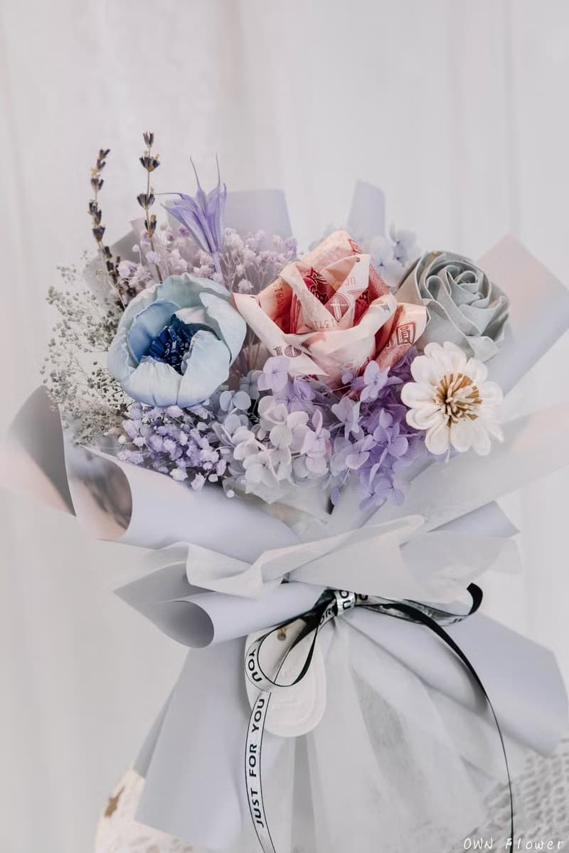 鈔票花束/有錢花花束/錢花束/鈔票蛋糕/生日禮物/已含現金300元