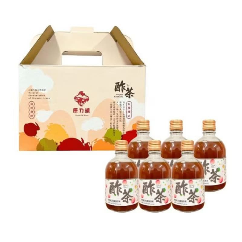 【源天然】幸福台九線 有機紅烏龍康普茶禮盒