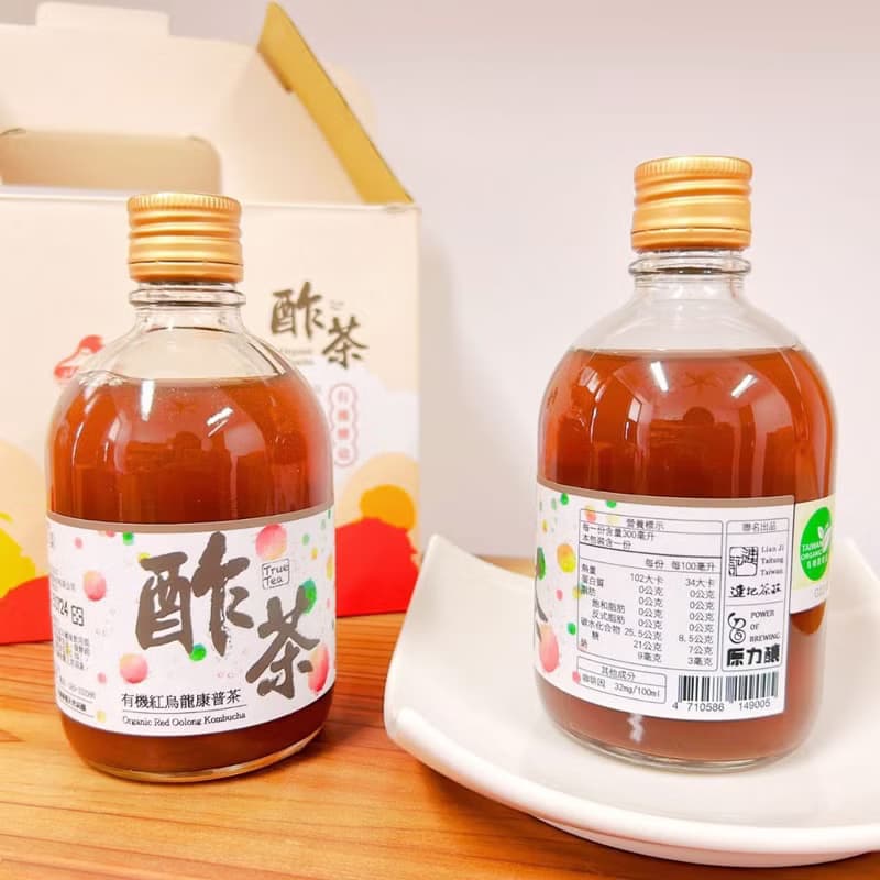 【源天然】幸福台九線 有機紅烏龍康普茶禮盒