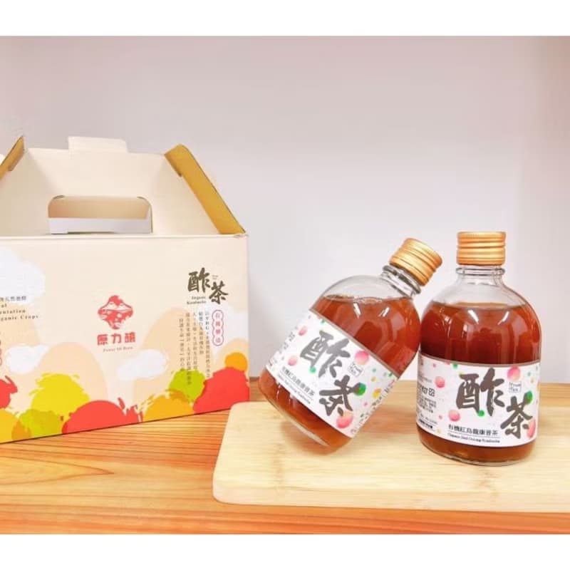 【源天然】幸福台九線 有機紅烏龍康普茶禮盒