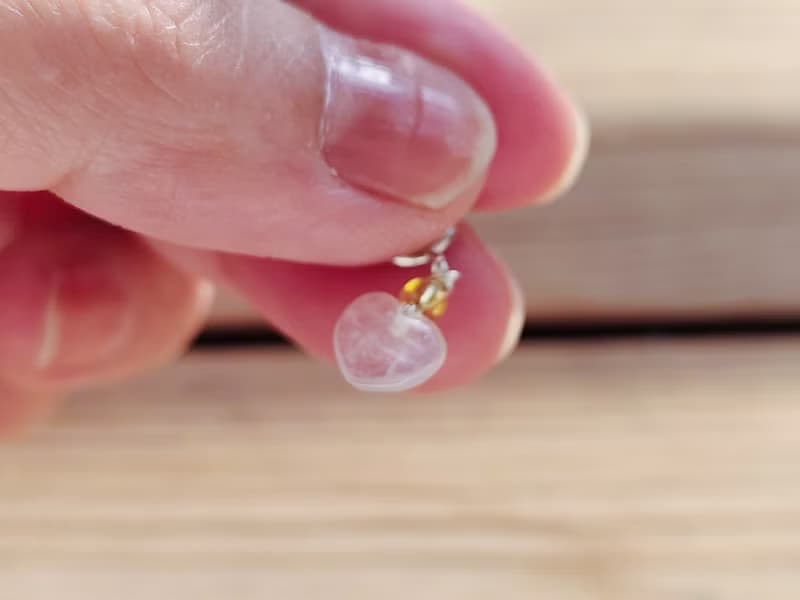 【親翠】天然翡翠 玻璃種飽滿小愛心皮繩鎖骨鏈