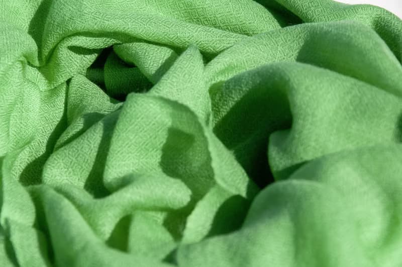 喀什米爾Cashmere/羊絨圍巾/純羊毛圍巾披巾/戒指絨披肩-綠色草原