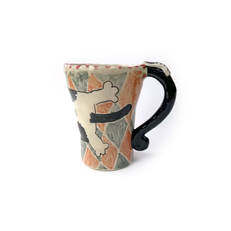 Nice Little Clay 手工鈴鐺杯 可愛貓 0101-158