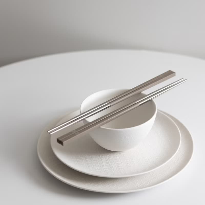 【台灣製】淺咖色 長款1雙入 304不鏽鋼筷子 健康於筷