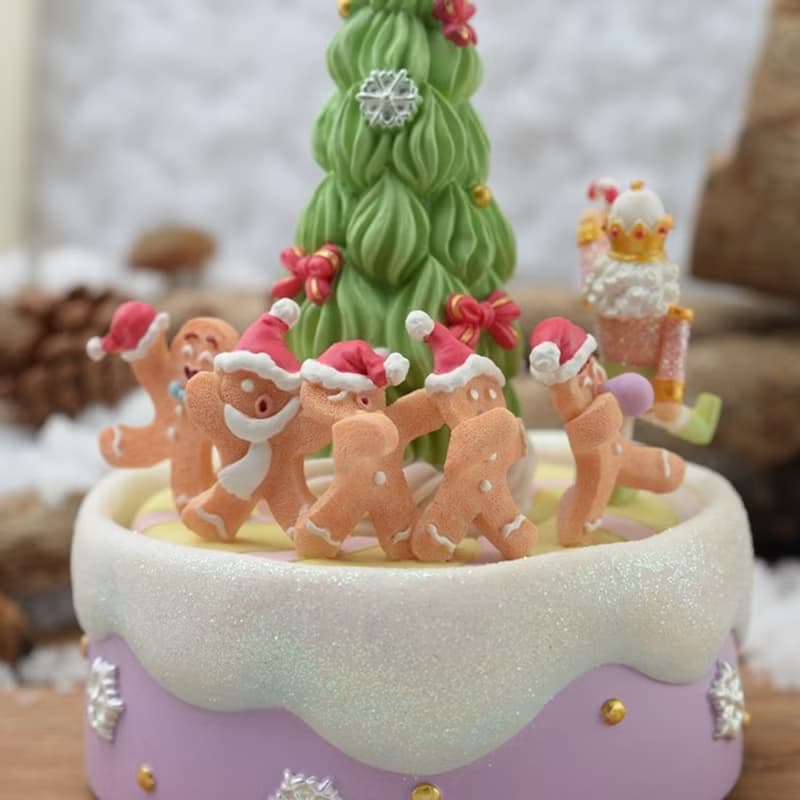 歡樂薑餅聖誕樹 音樂鈴擺飾 聖誕禮物 交換禮物