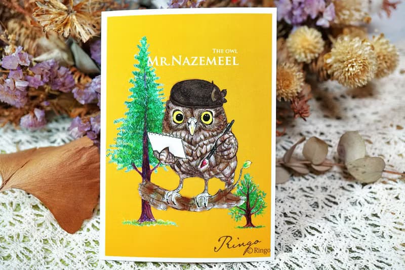 涅茲梅爾先生─日製動物療癒防水貼紙/小卡片/行李箱/筆電