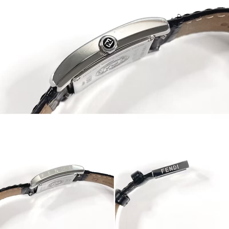 【日本直送 中古美品】フェンディ FENDI 腕時計 150-7000L-724 クラシコ ステンレススチール/レザー シルバー