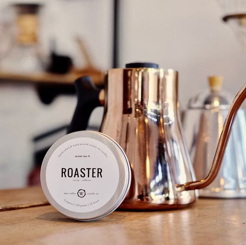 Soy Candle Roaster Blend Travel Tin - Coffee & chocolate