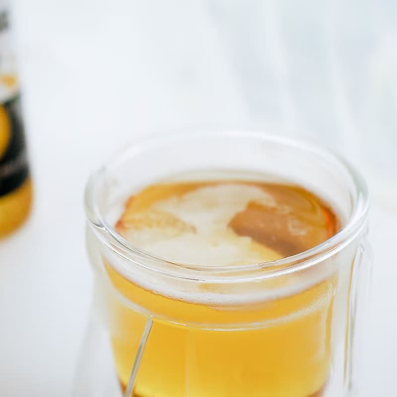 嘟嘴摩艾雙層杯-清透