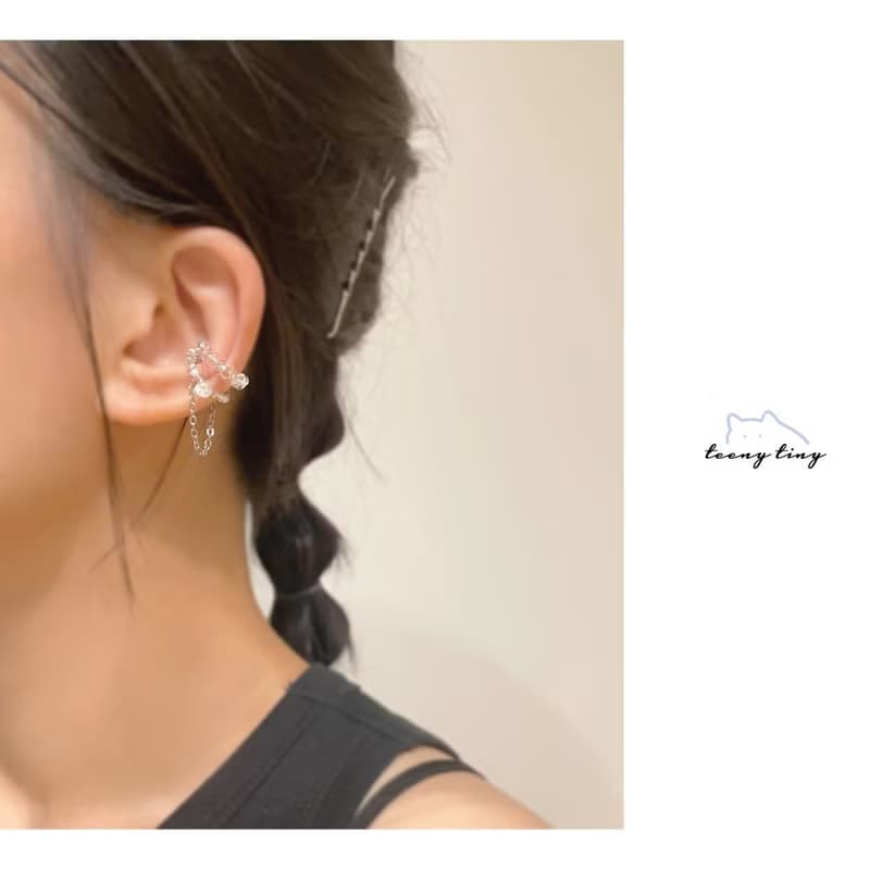 TeenyTinyCraft | 水凝 手工耳骨夾