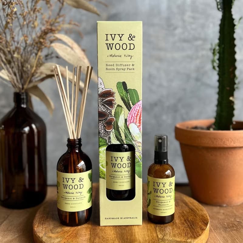佛手柑與澳洲忍冬香氛噴霧-【IVY&WOOD】天然手作香氛