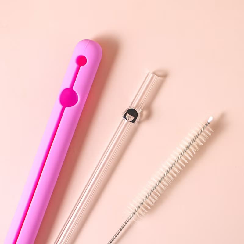 【Pinkoi x 櫻桃小丸子】野口造型玻璃吸管