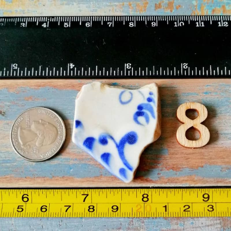 Floral Sea Pottery 青花碎瓷 Broken china/Broken mosaic tiles 老瓷器 Broken pottery 老瓷器