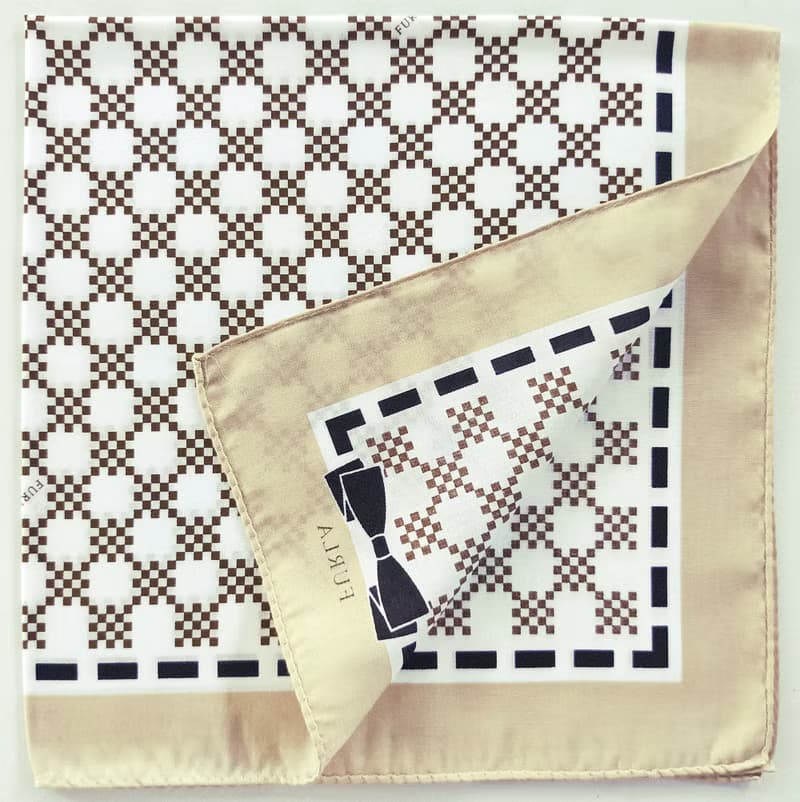 Furla Vintage Handkerchief Pixel Square 20 x 20 inches.