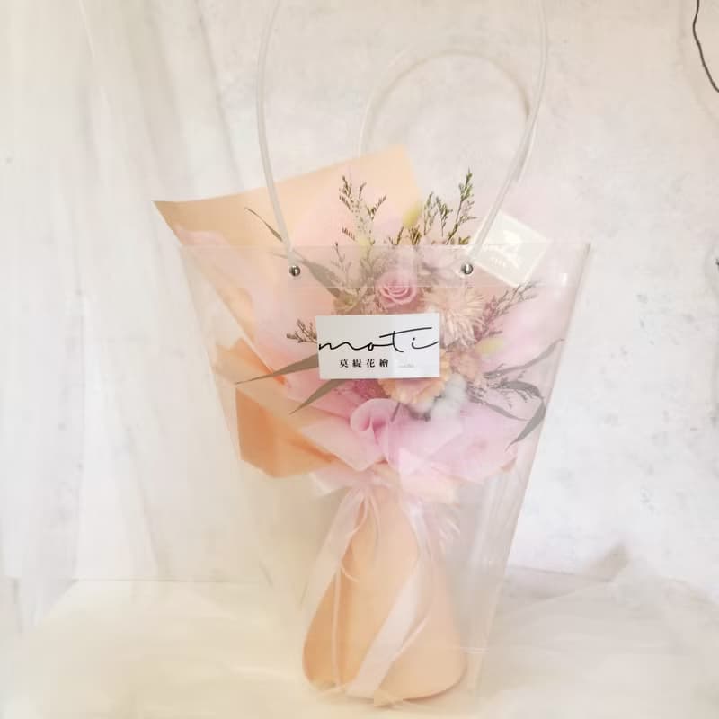 畢業花束 寬大款 永生太陽花 畢業花禮 永生花花束