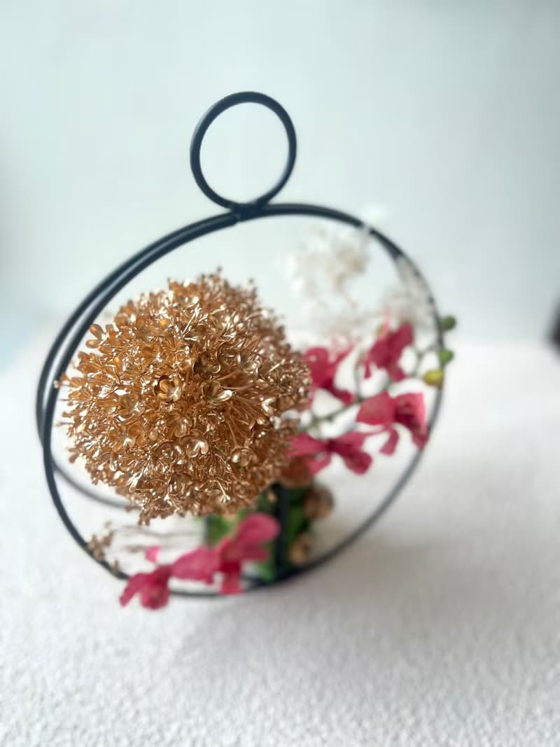 花好月圓—永生蘭花 盆栽 新年花藝