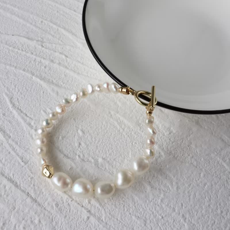 【手作設計】Stoney 巴洛克天然珍珠手鍊