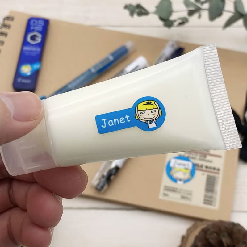 小長款經典綜合系列。100入 姓名貼